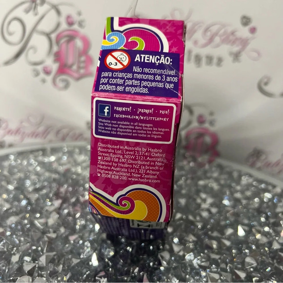 Little pony water cuties new in package clear  pony with glitter inside rare - Picture 6 of 7